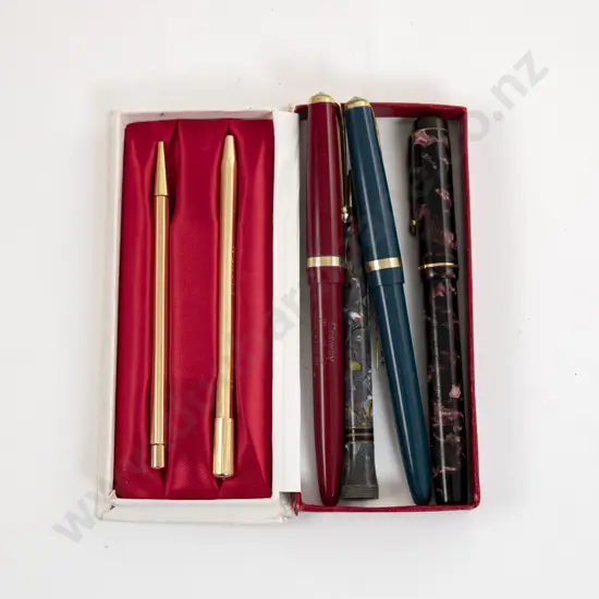 Two Conway Shorthand Fountain Pens
