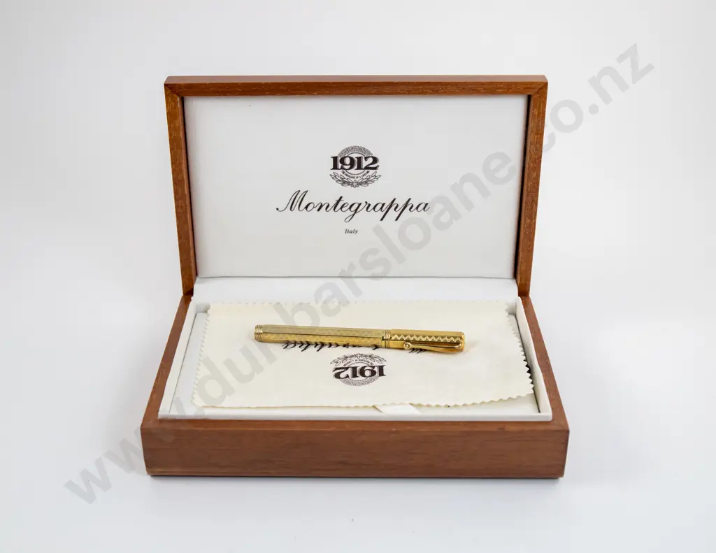 As New Montegrappa Reminiscence 925 Sterling Silver Vermeil Fountain Pen Image 1++