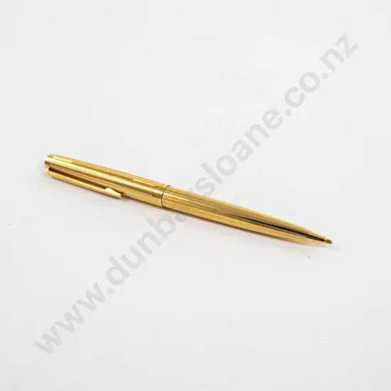 Montegrappa Oro Guilloche Gold Plated Ballpoint Pen