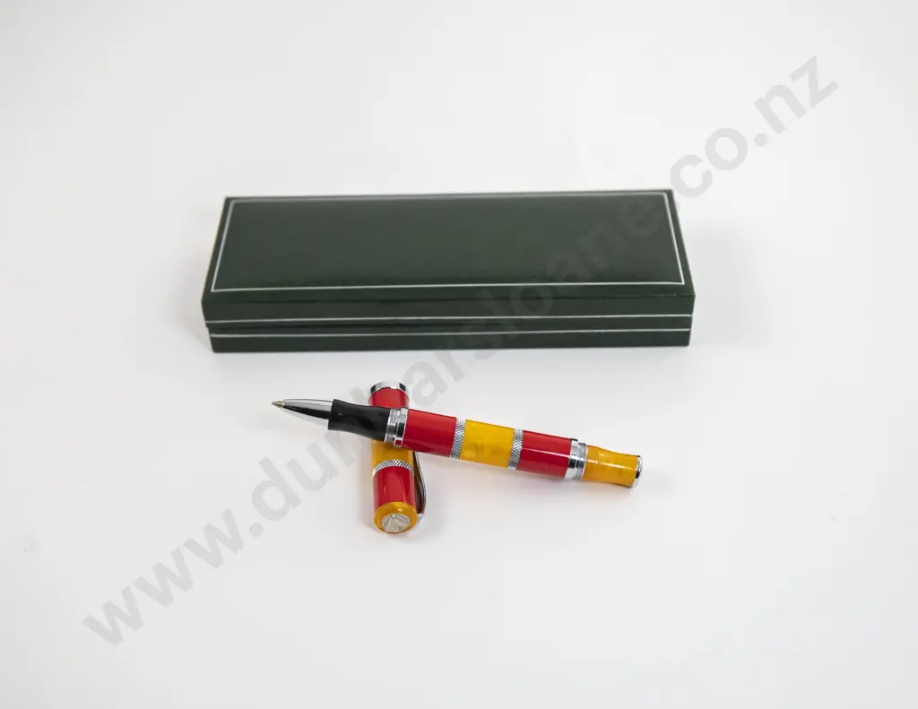 C2007 Monteverde Regatta Sunset Red Rollerball Pen Image 1++