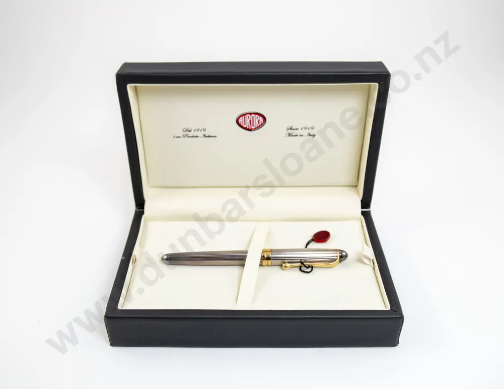 Aurora Made in Italy 1919 925 Silver Fountain Pen Image 1++