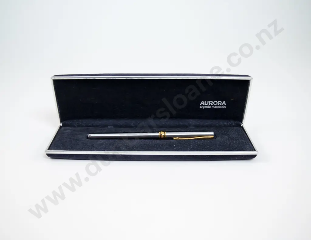 Aurora Magellano Metal Fountain Pen Image 1++