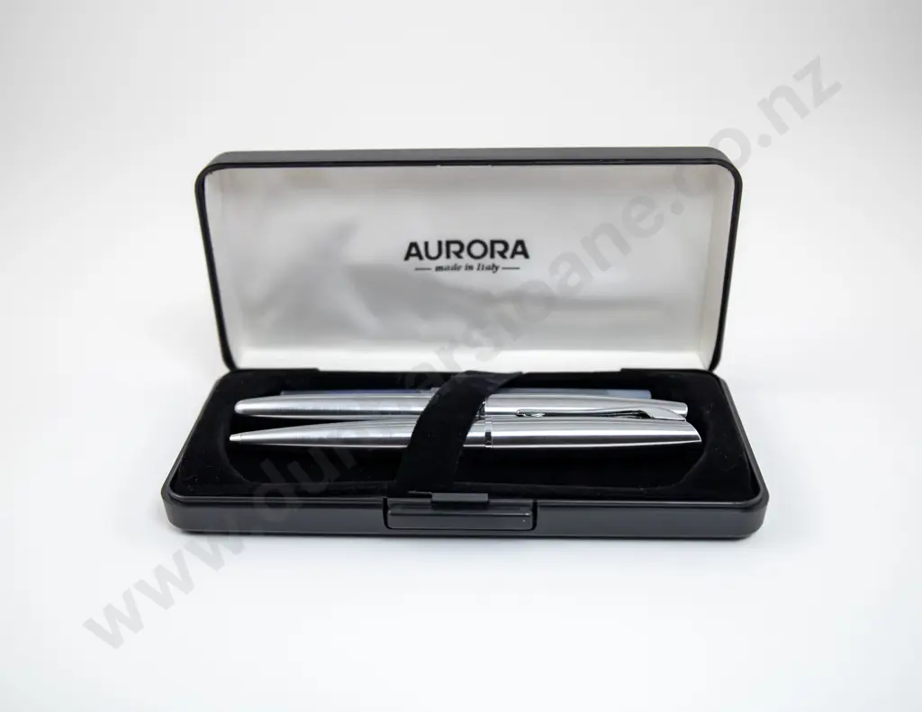 Aurora Fountain Pen and Ballpoint Pen Set Image 1++