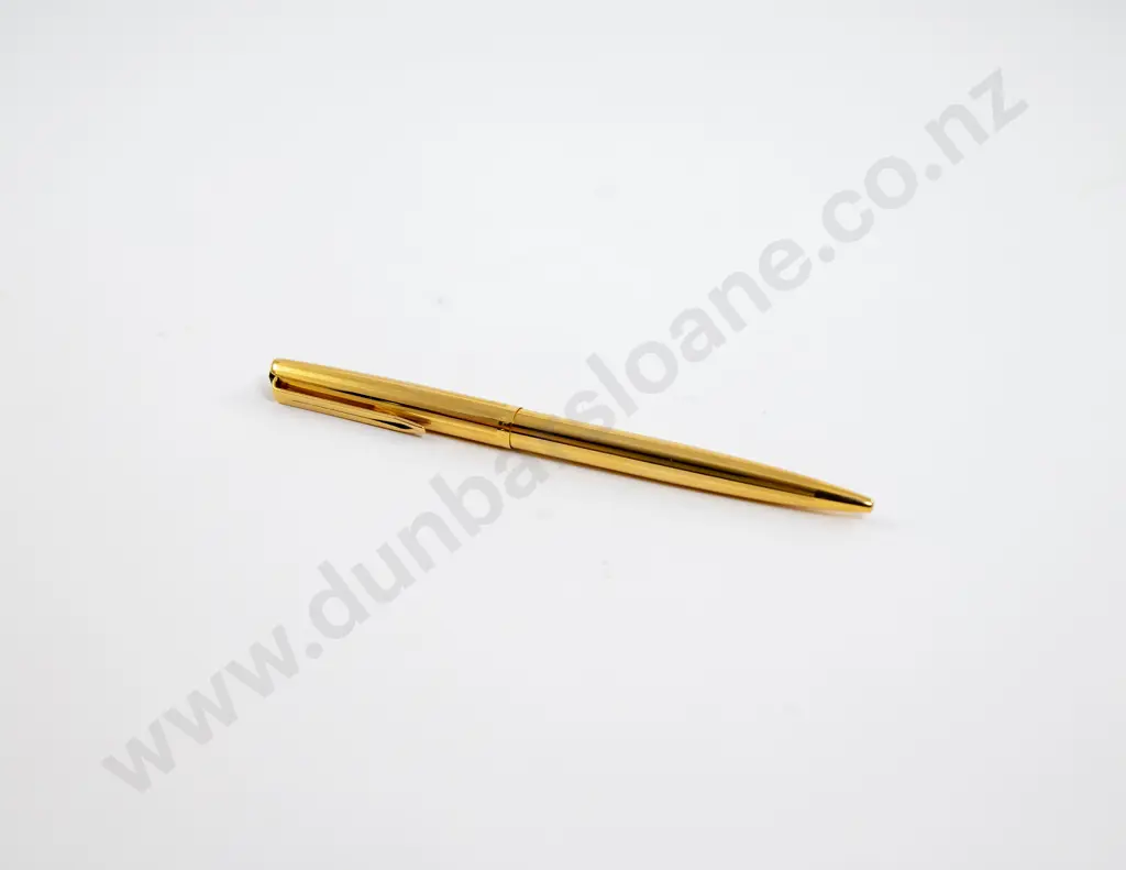 Aurora Gold Plated Slimline Ballpoint Pen Image 1++