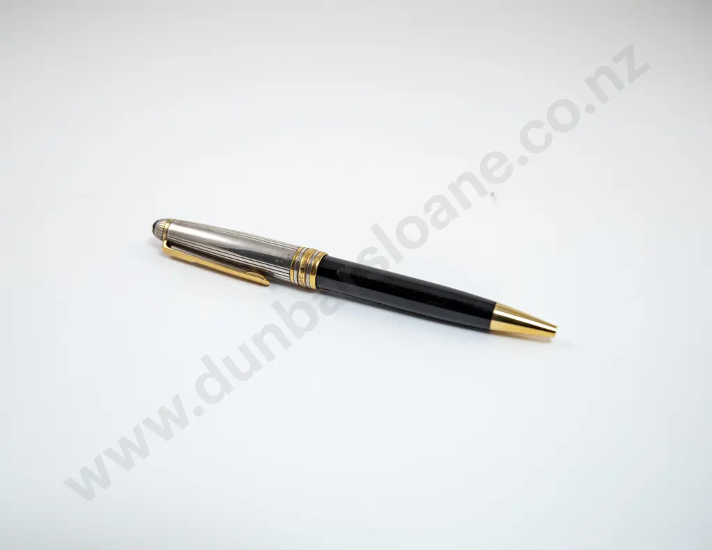 Montblanc Meisterstuck Solitaire Doue 925 Silver Ballpoint Pen Image 1++