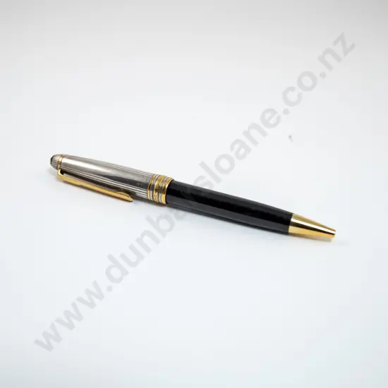 Montblanc Meisterstuck Solitaire Doue 925 Silver Ballpoint Pen