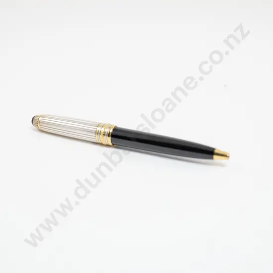 Montblanc Meisterstuck Solitaire Doue 925 Silver Ballpoint Pen