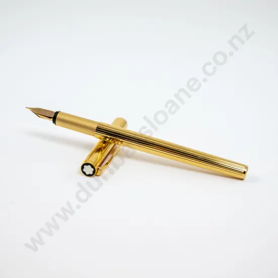 Two Montblanc Noblesse Slimline Fountain Pens