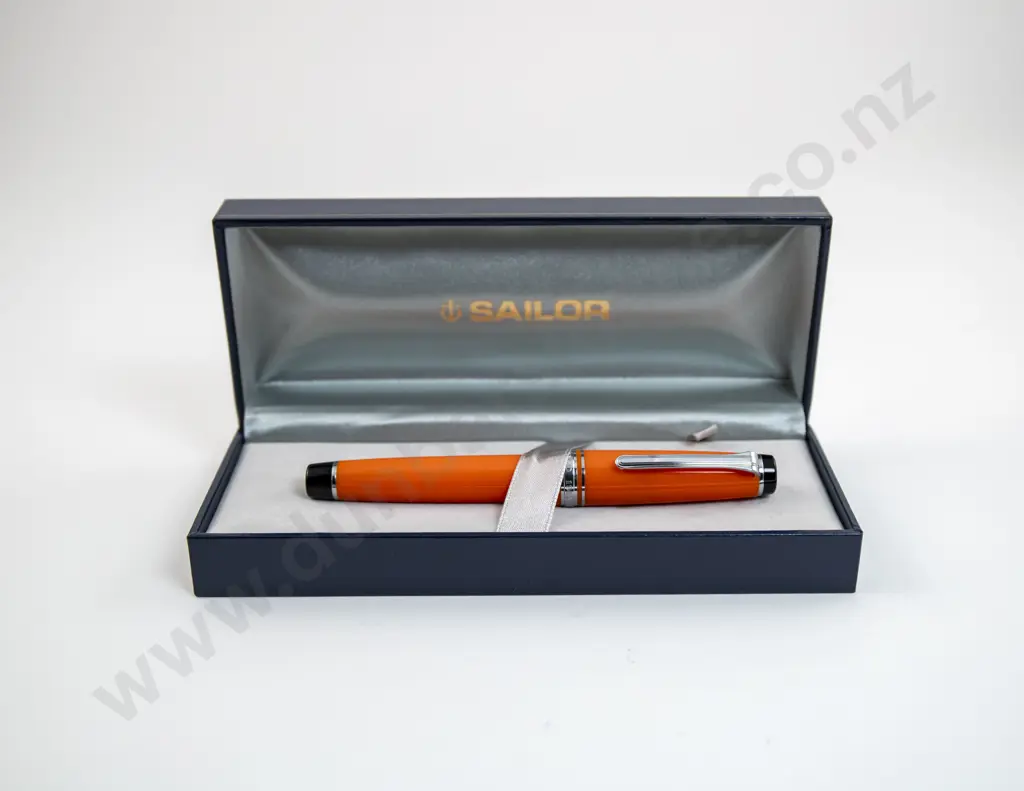 Sailor Professional Gear Orange Fountain Pen Image 1++