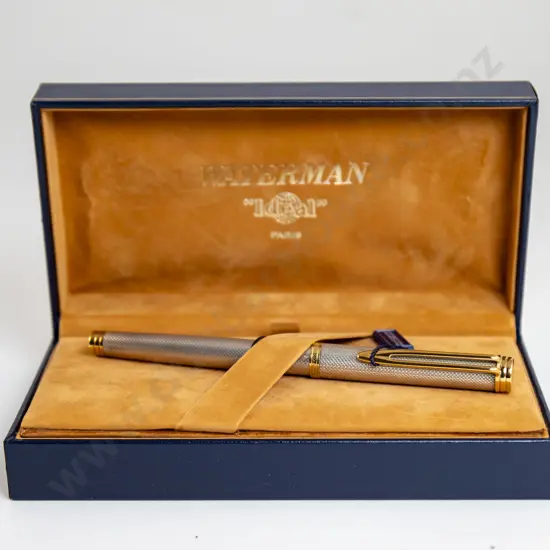 C1998 Waterman "Ideal" Sterling Silver Made in France Fountain Pen