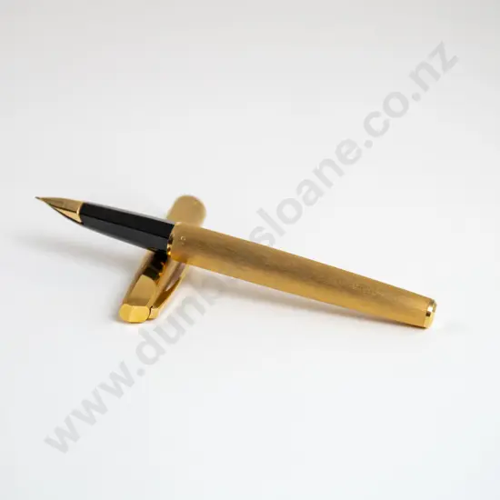 C1970's Waterman France (C/F) Concord "Plaque OR G" Gold Plated Fountain Pen