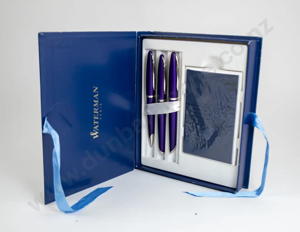 Waterman France Carene Royal Violet Trio Set Image 1++