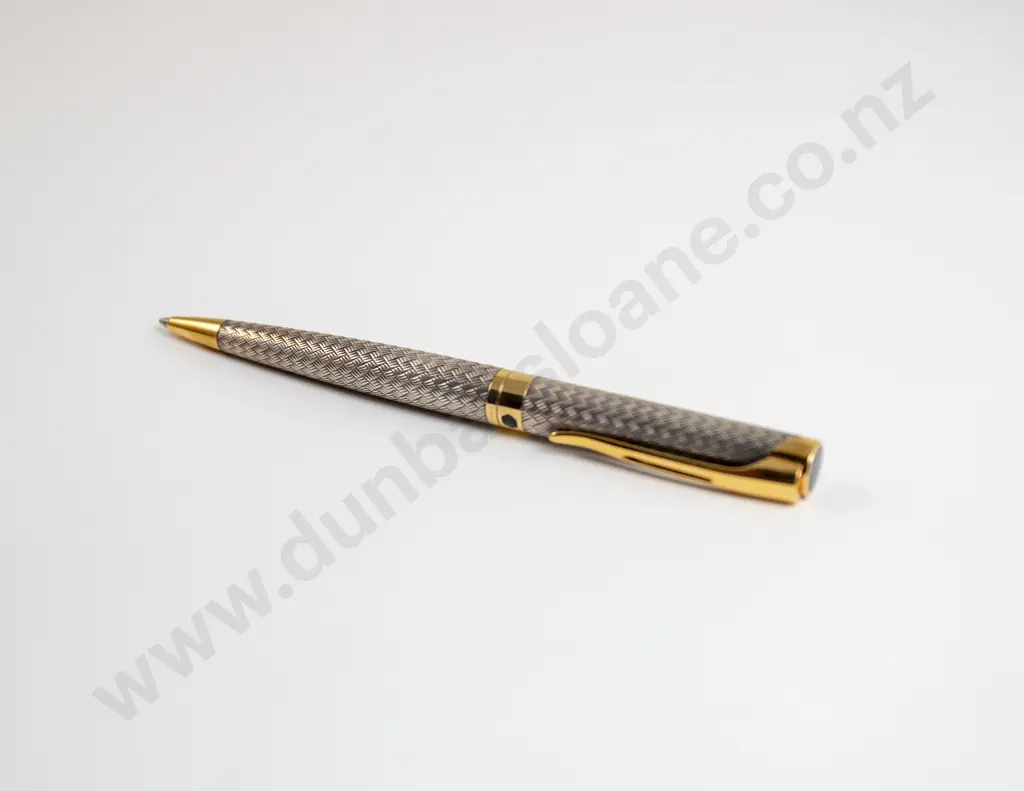Waterman France L'Etalon Sterling Silver Ballpoint Pen Image 1++