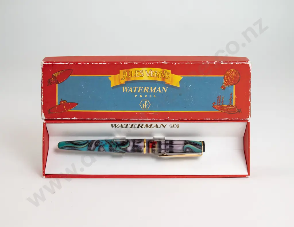 Waterman France Reflex Special Edition Jules Verne Fountain Pen Image 1++