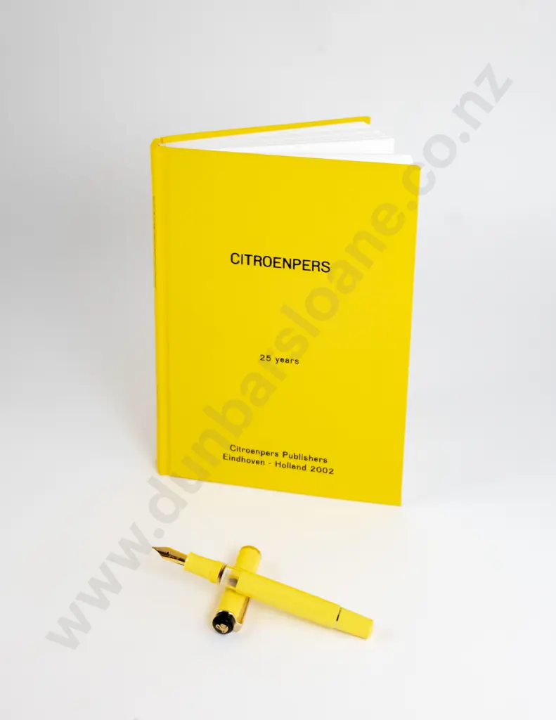 2002 Pelikan M200 Citroenpers Special Edition Fountain Pen with Book Image 1++
