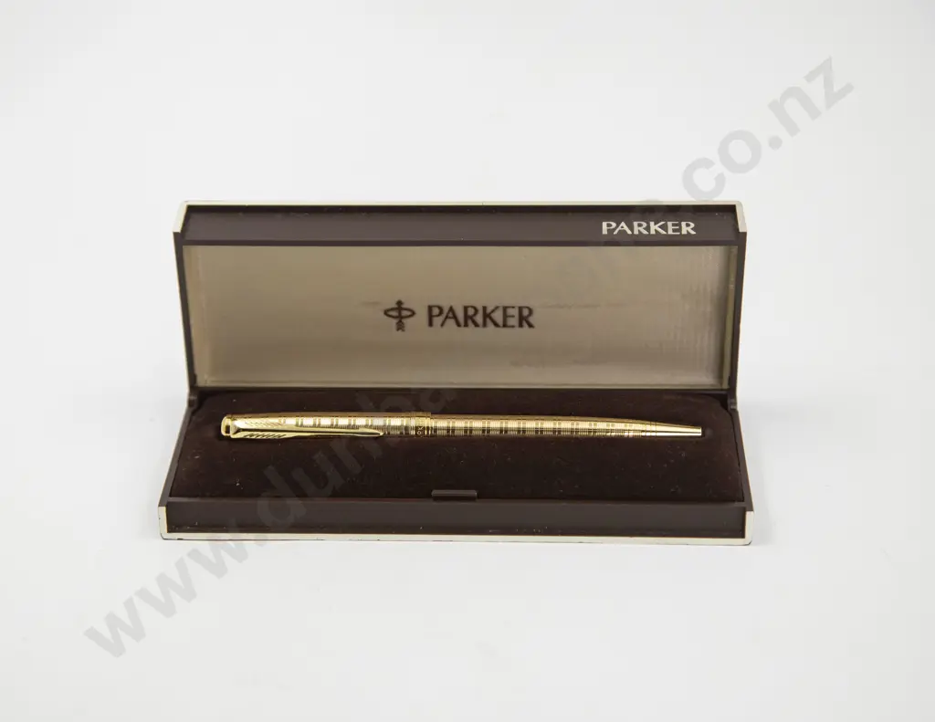 Parker Sonnet France Chiselled Tartan Ballpoint Pen Image 1++