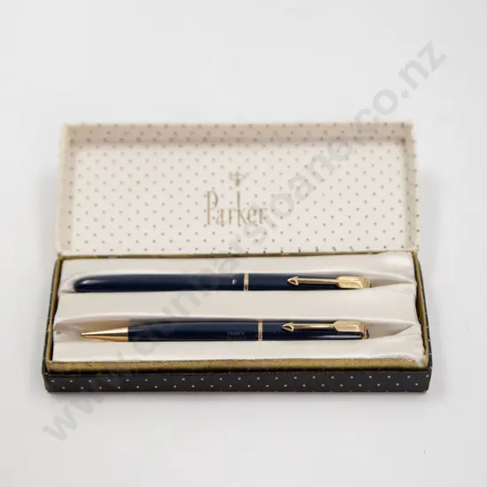 C1965 Parker Junior Duofold Fountain Pen and Pencil Set