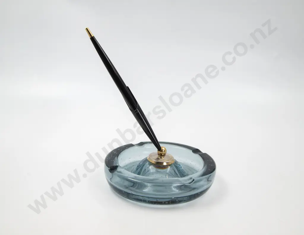 C1960 Vintage Whitefriars Ashtray and Parker Pen Holder Image 1++