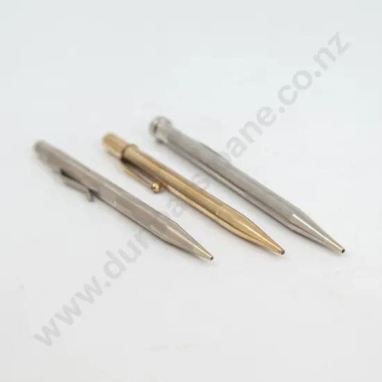 Yard-o-Led and Life-Long England Platinine and Two Rolled Gold Pencils