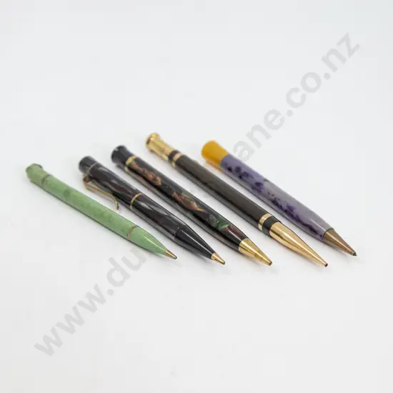 Collection of Five Vintage Various Manufacture Propelling/Mechanical Pencils