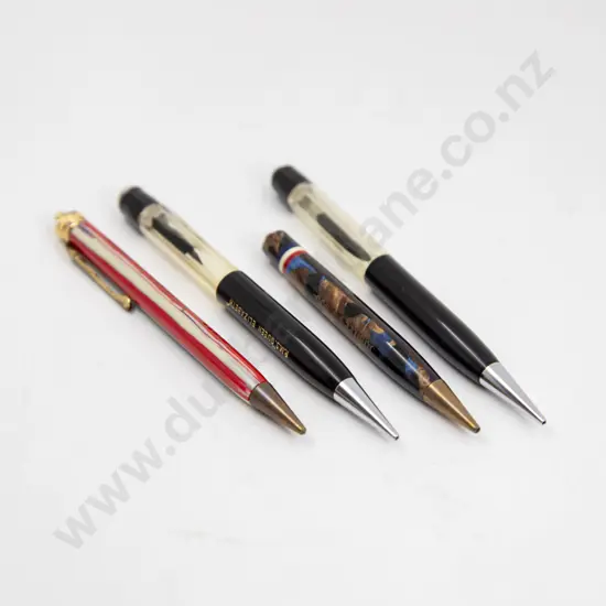 1953 Coronation and 1935 Jubilee Pencils and Two RMS Queen Elizabeth Pencils