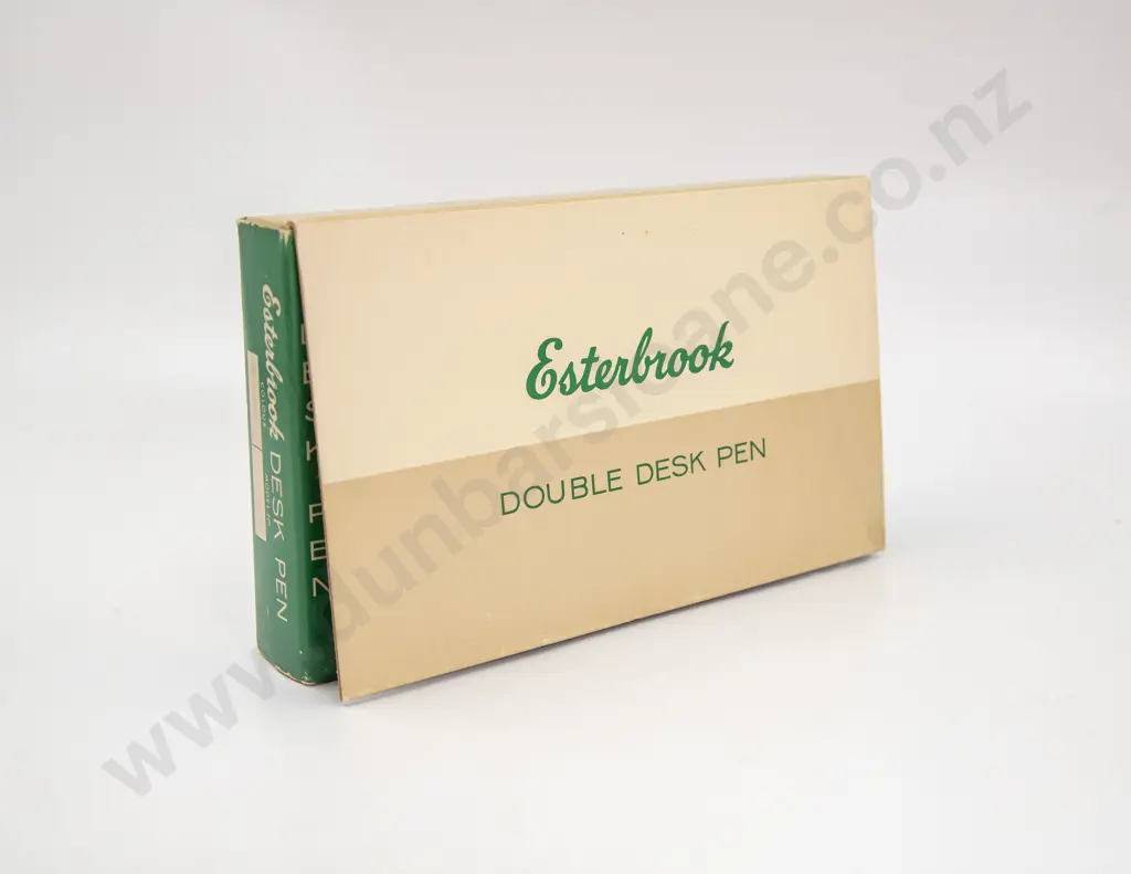 Original Boxed Esterbrook Double Desk Pen Set Image 1++