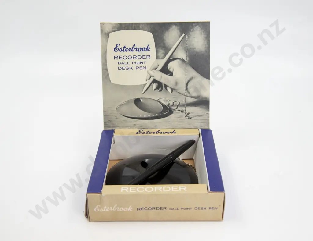 Original Boxed Esterbrook Recorder Ball Point Desk Pen Image 1++