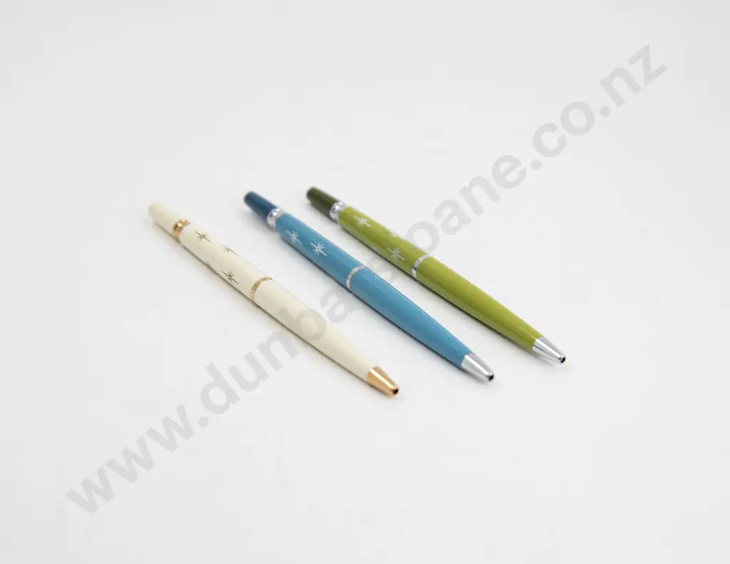 C1960's Paper Mate Profile Regular Ballpoint Pen and Three Princess/Lady Pens Image 1++
