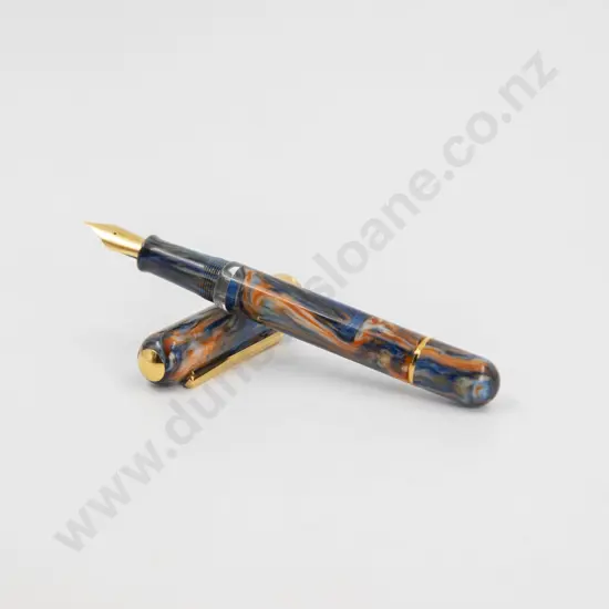As New C2019 Narwhal Nautilus Voyage Fountain Pen in Summer