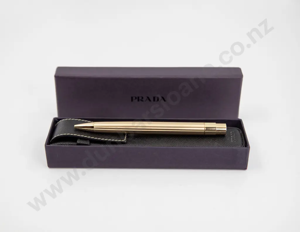C1980 Colibri of London Gold-Tones Ballpoint Pen Image 1++