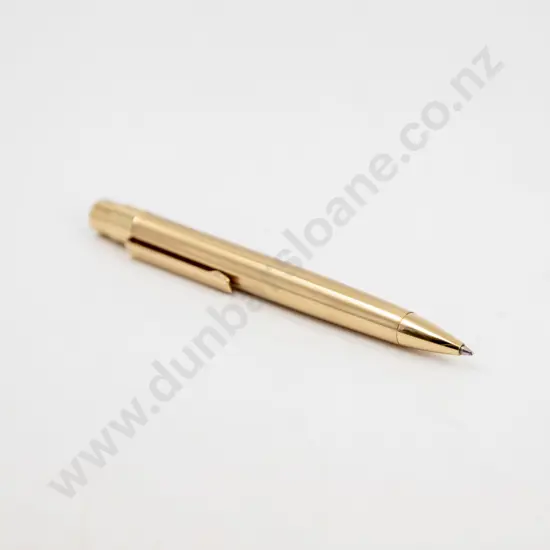 C1980 Colibri of London Gold-Tones Ballpoint Pen