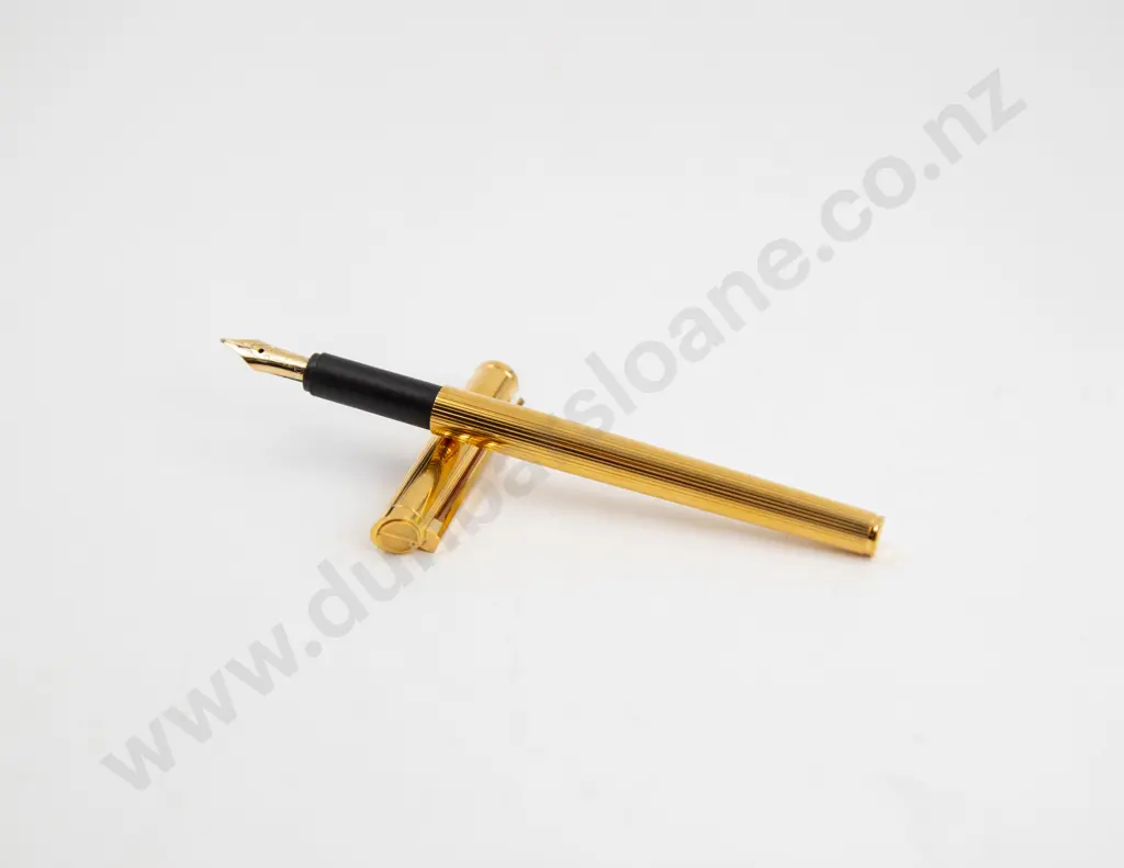 Dunhill Germany Gold Plated Fountain Pen Image 1++