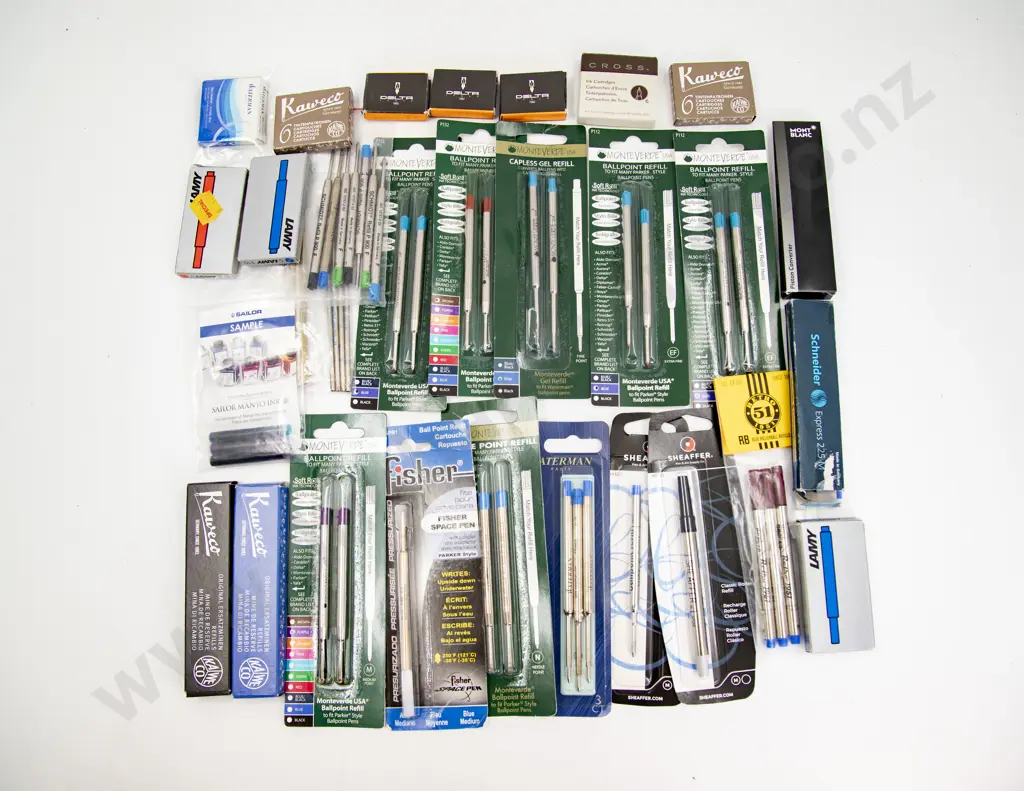 Collection Various Manufacture Ink Cartridges and Pen Refills Image 1++