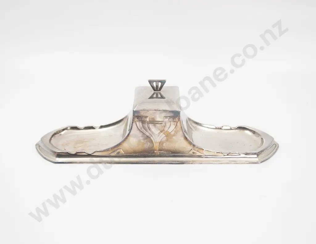 Art Deco WMF Silver Plate Ink Stand Image 1++