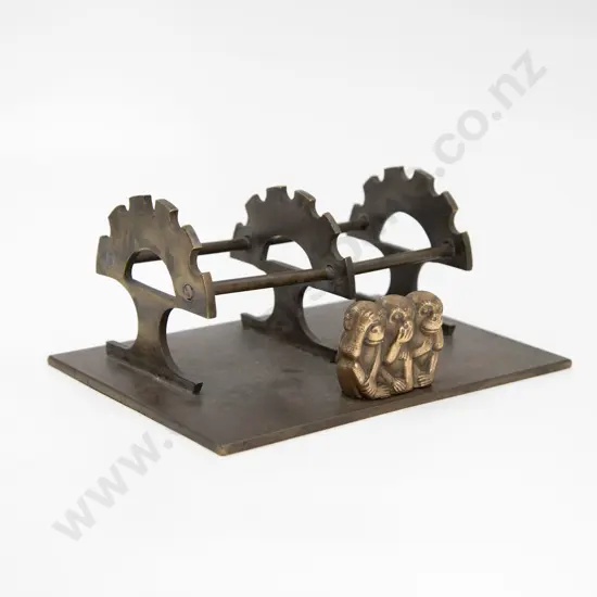 Mid C20th Bronze Desk Stand