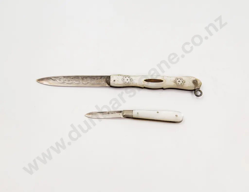 Victorian S/S and MOP Pocket Knife and Other Image 1++