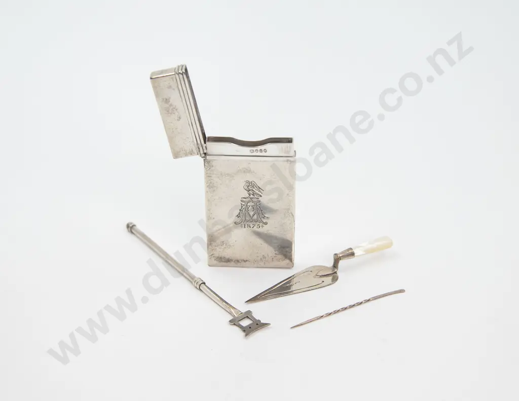 Victorian S/S Calling Card Case Image 1++