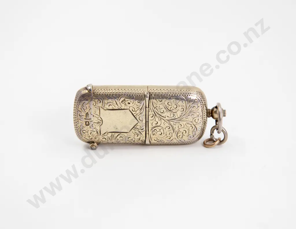 Victorian S/S Double Ended Vesta/Sovereign Case Image 1++