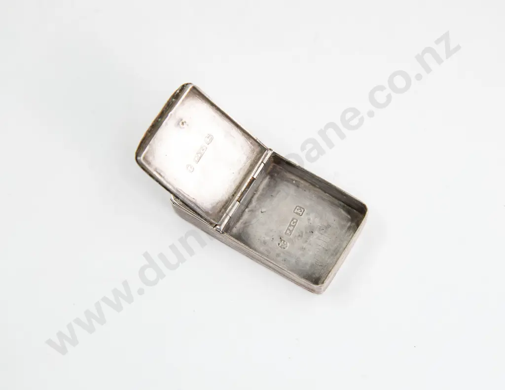 Victorian S/S Snuff Box/Vinaigrette Image 1++