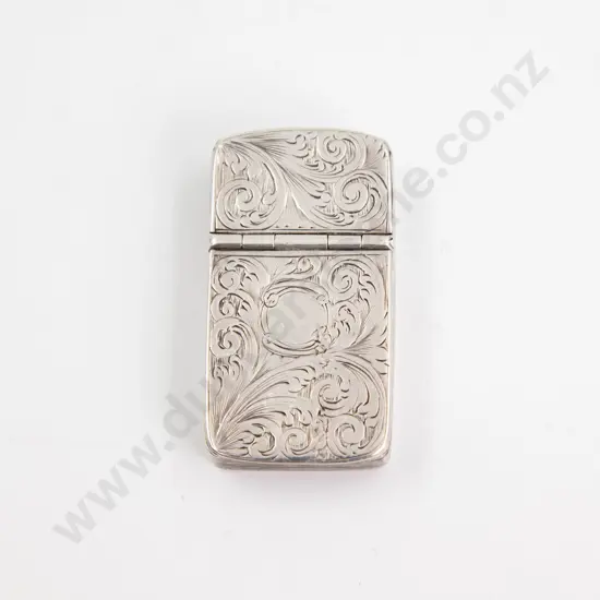 Victorian S/S Snuff Box/Vinaigrette