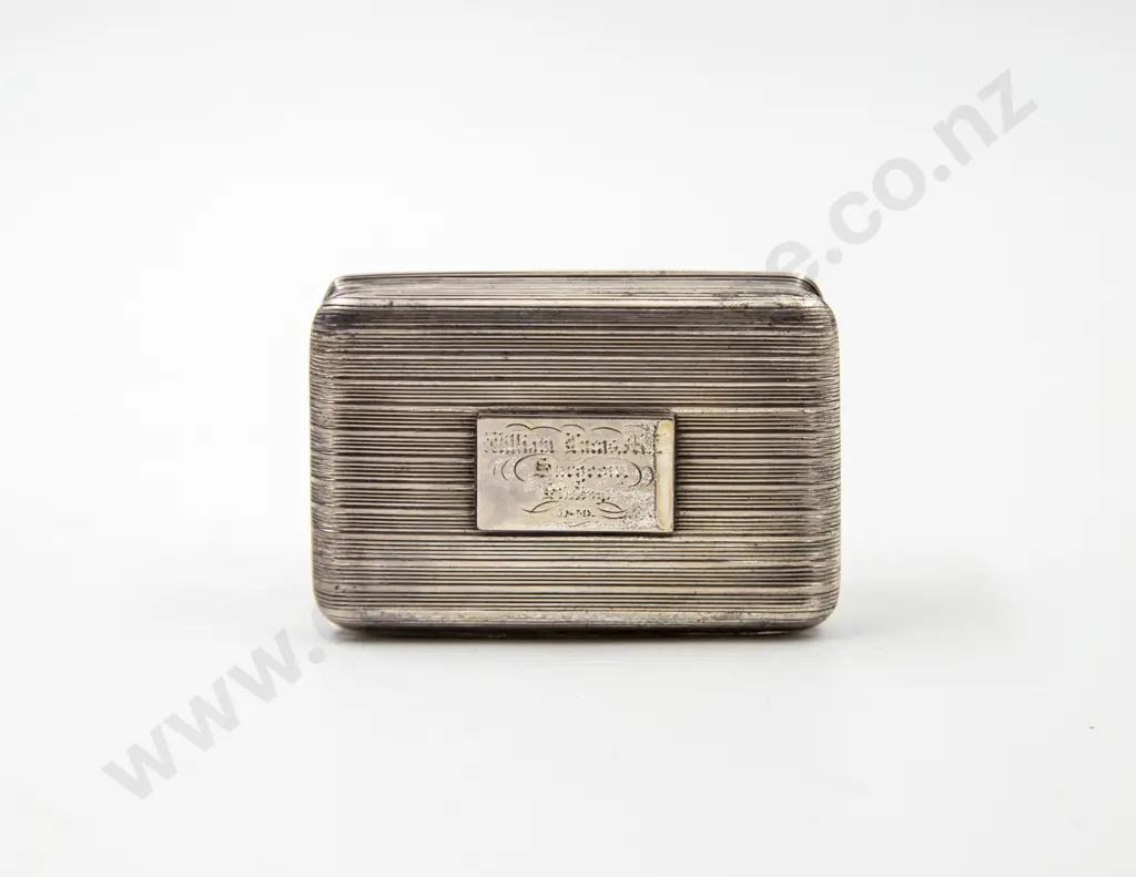 C19th S/S Gilt Snuff Box Image 1++