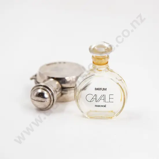 Early C20th French Faberge Cavale Cased Scent Bottle