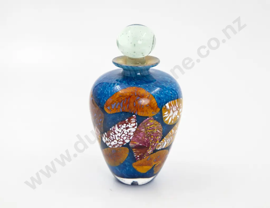 Peter Raos Leaf Series Scent Bottle of Encased Glass Image 1++
