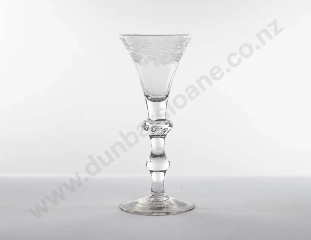 C1750 Georgian Wine Glass Image 1++
