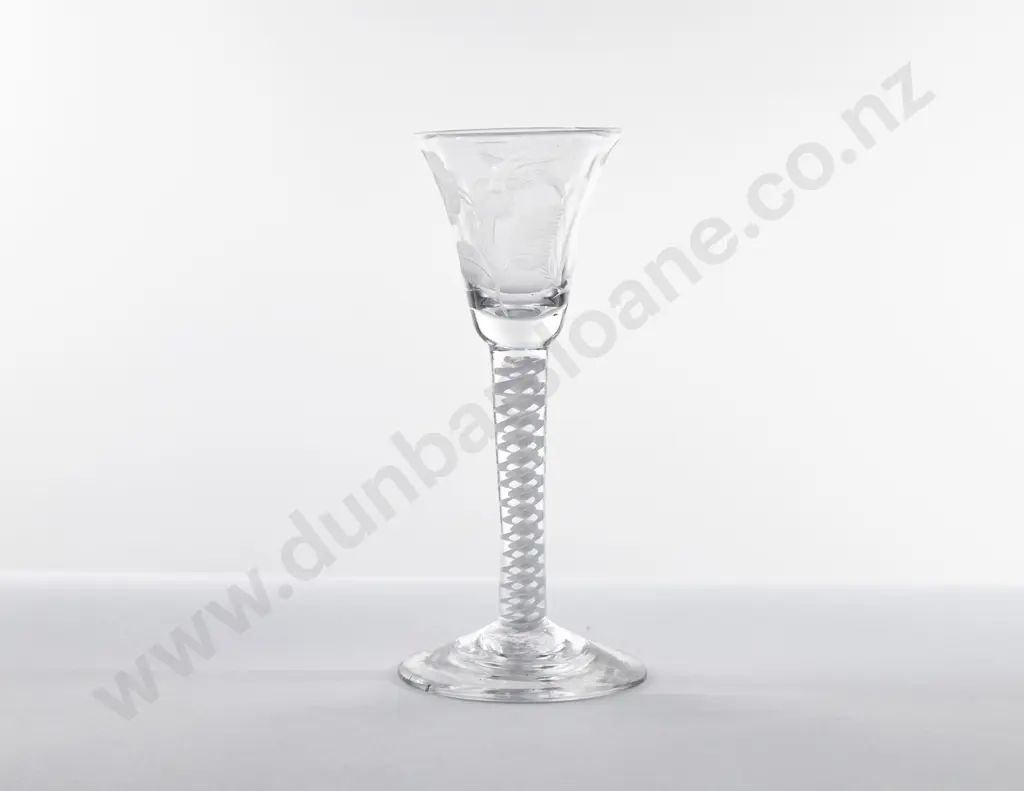 C1770 Georgian Wine Glass Image 1++