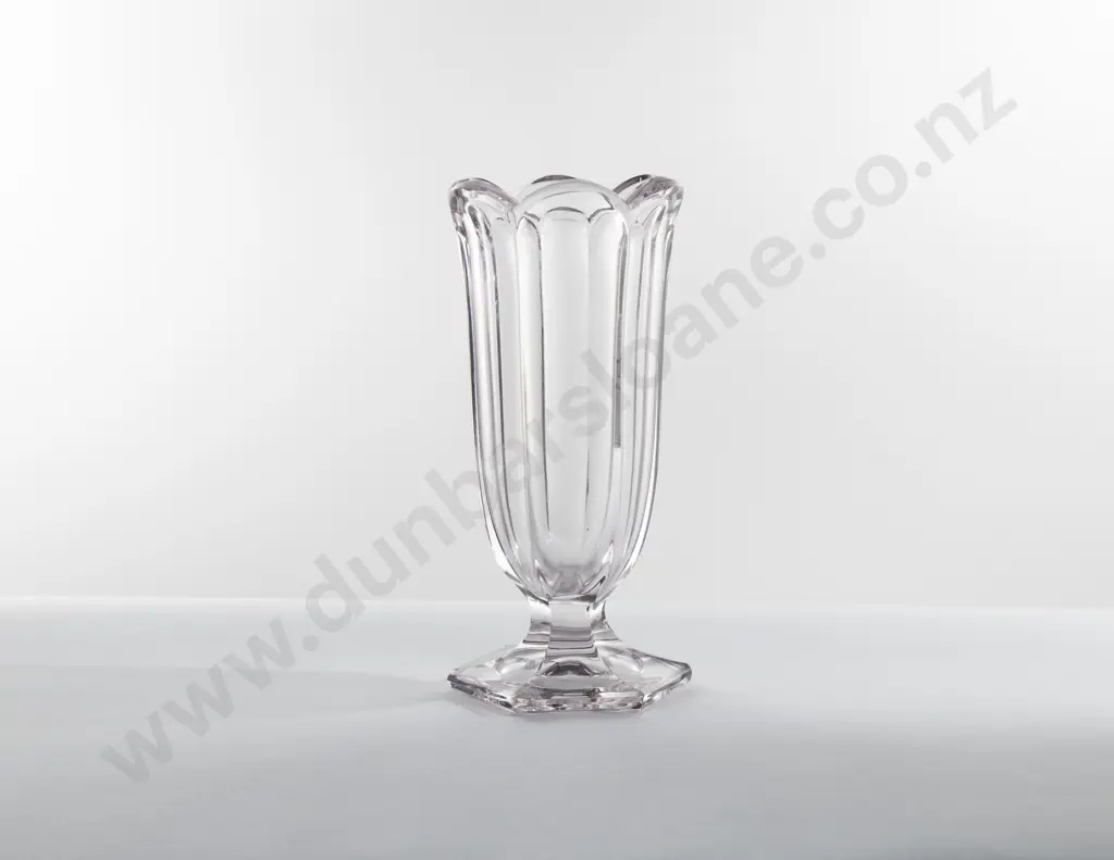 Victorian Pressed Glass Celery Vase Image 1++