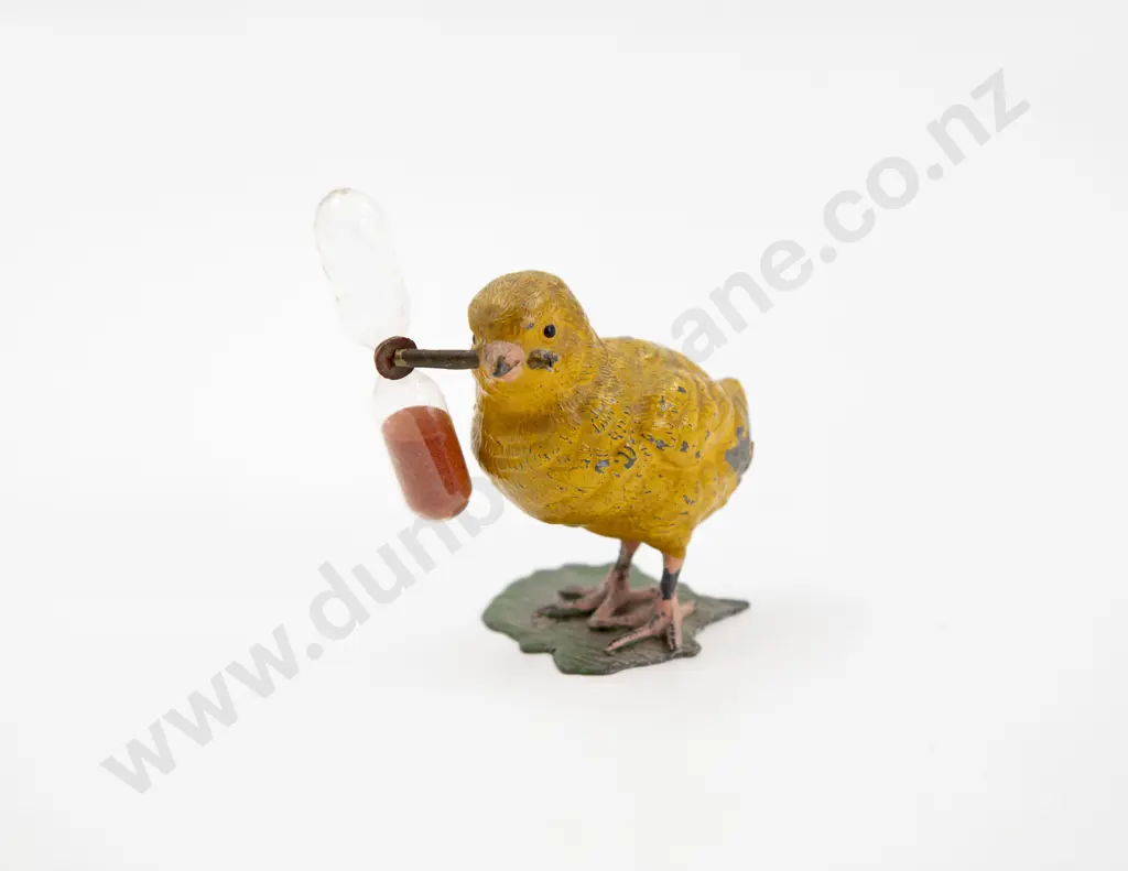 Early C20th Austrian Cold Painted Chick Egg Timer in the Style of Bergman Image 1++