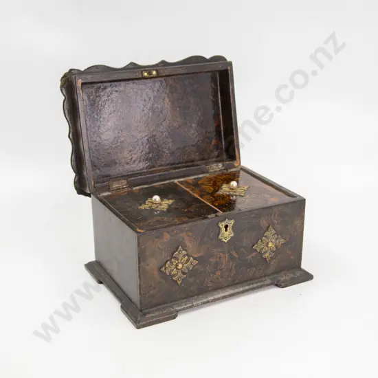Mid C19th Gothic Revival Tea Caddy