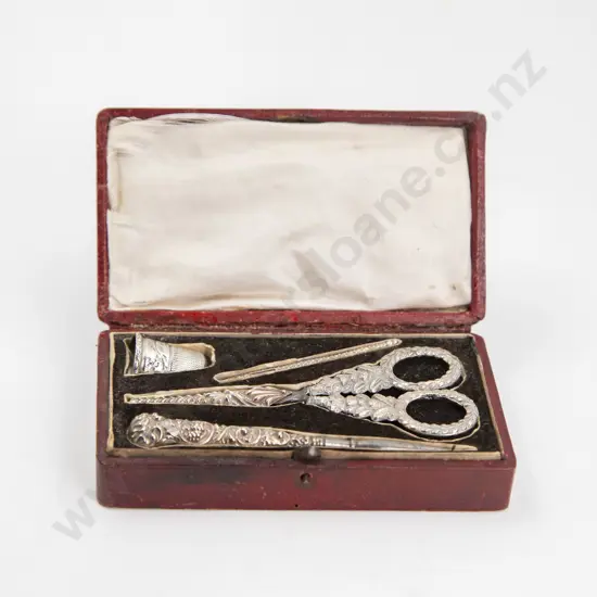 Mid C19th French Pocket Sewing Box Etui