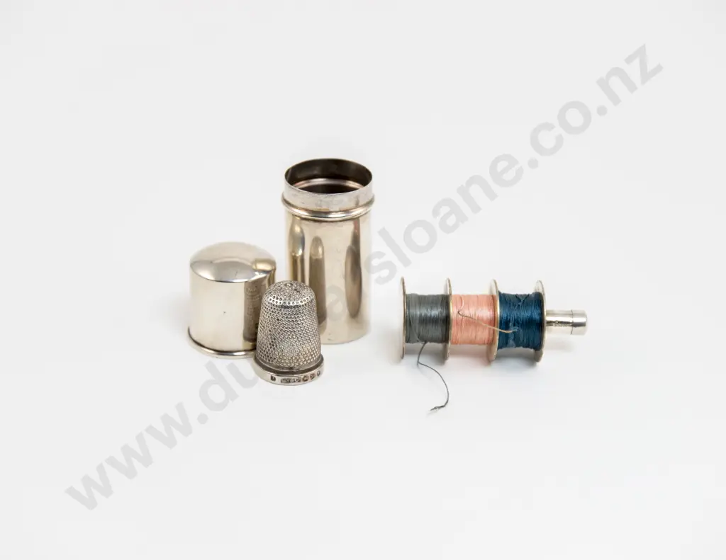 Edwardian S/S Pocket Canister Sewing Etui Image 1++